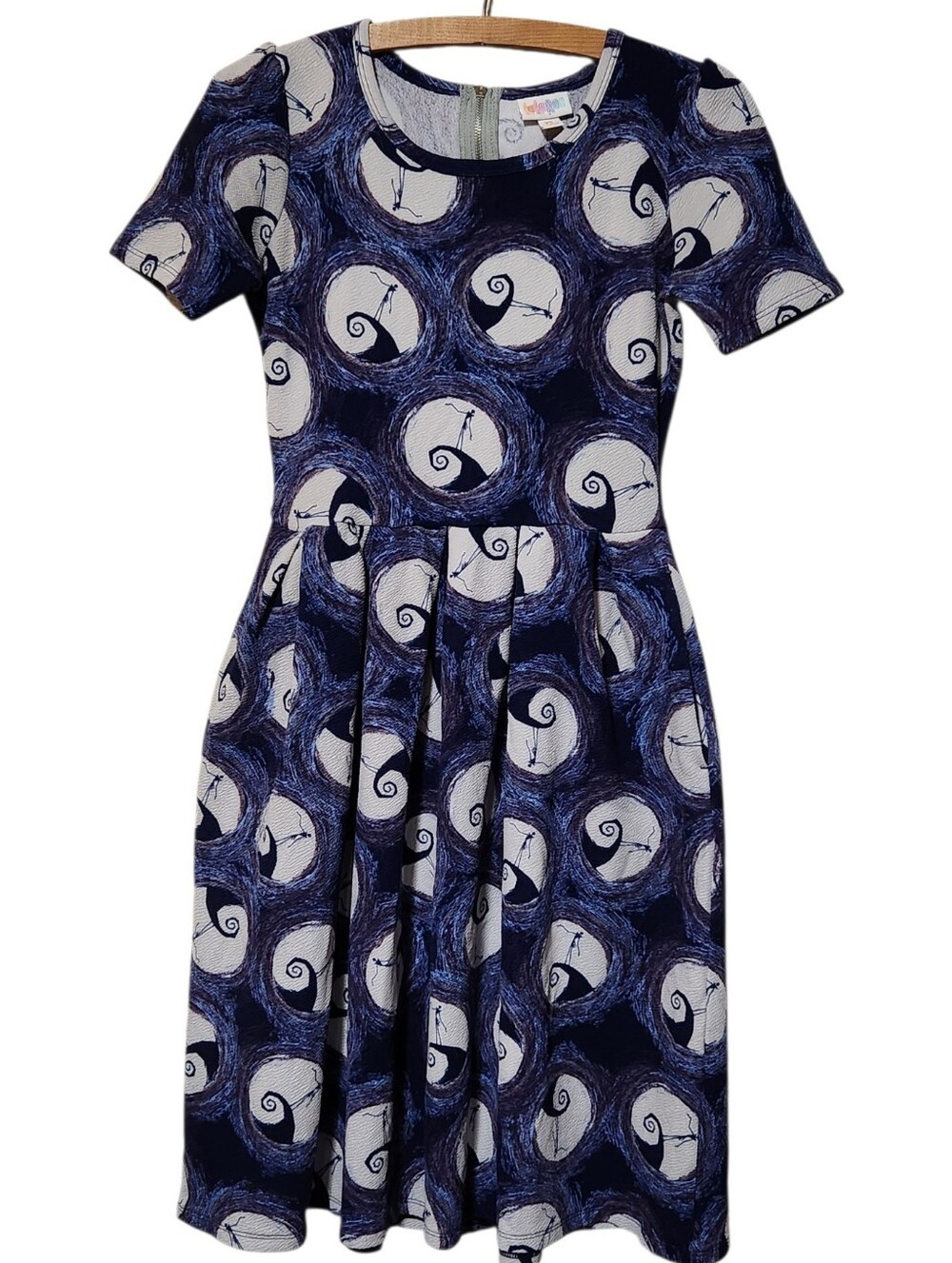 LuLaRoe Amelia Disney Nightmare Before Christmas RARE EUC Size XS